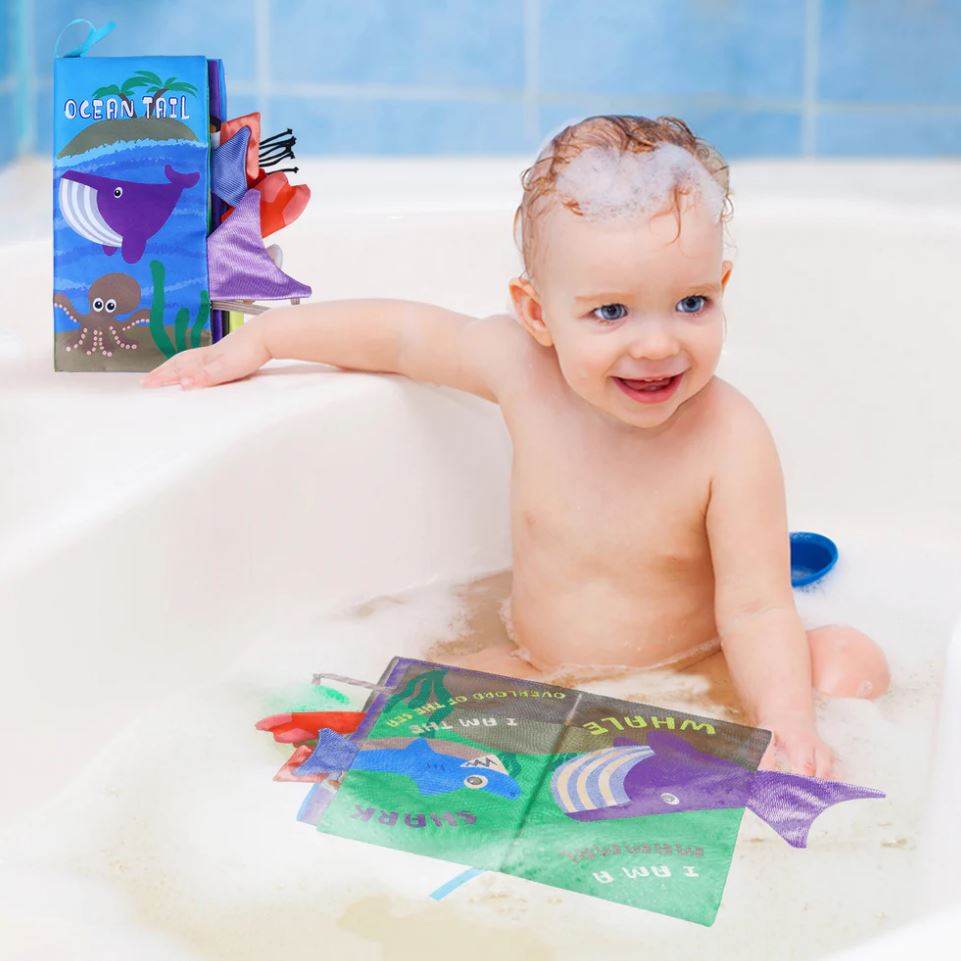 Ocean Touch and Feel Crinkle Tail Book - DMC Wholesale
