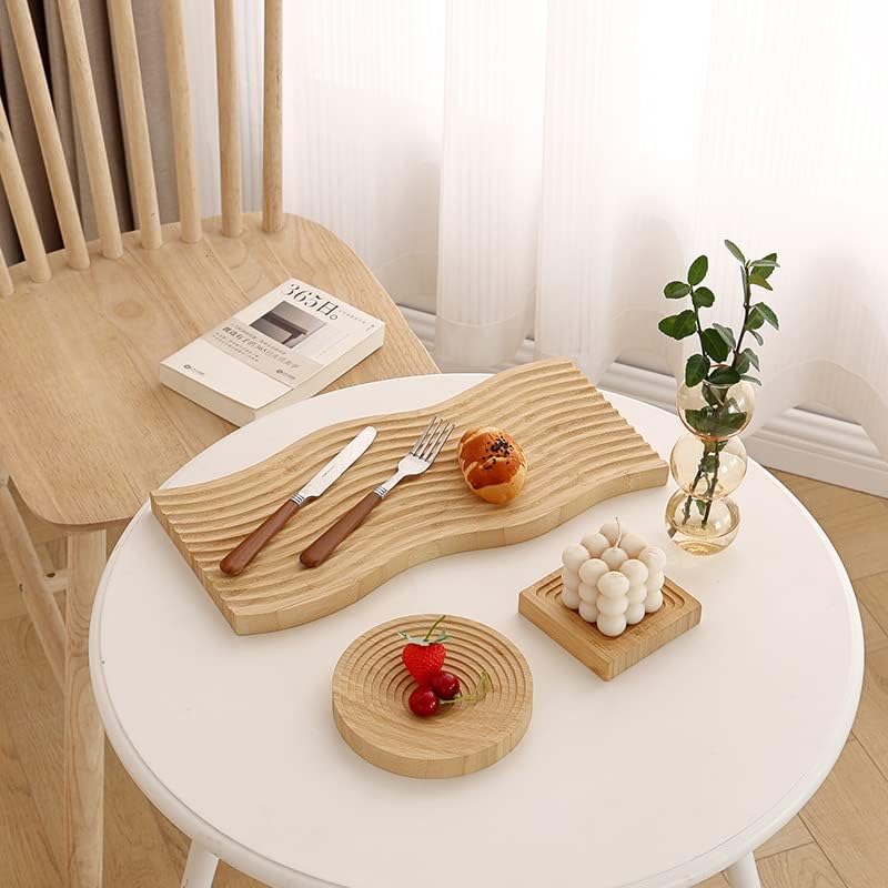 Decorative Spiral Groove Serving Board