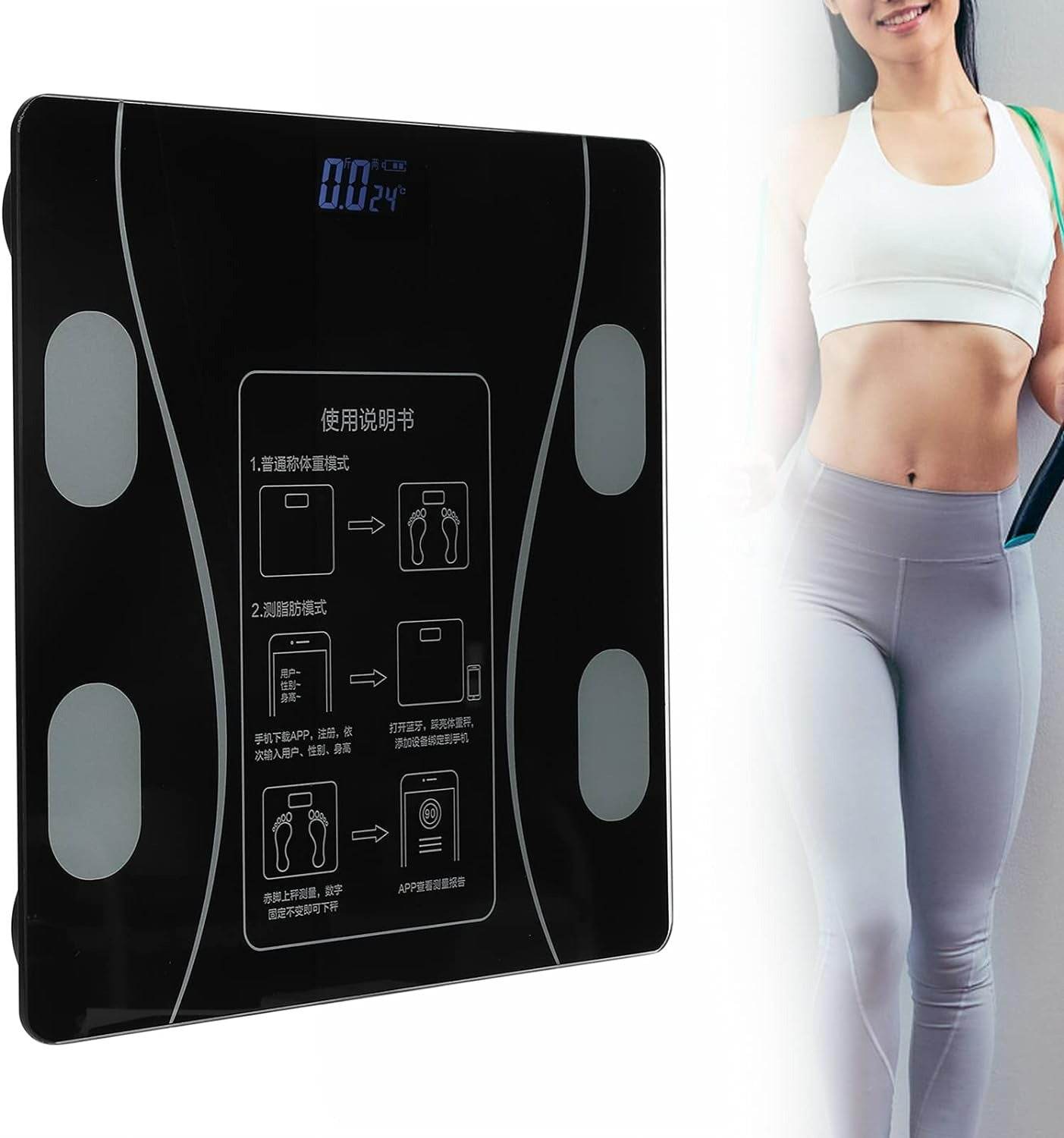 Battery Operated Smart Wireless Body Scale - DMC Wholesale