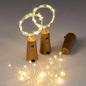 Wine Bottle Stopper Light (20L)(2m)(Yellow) - DMC Wholesale