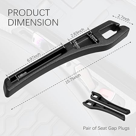 Car Seat Gap Filler Organizer (2 pcs)
