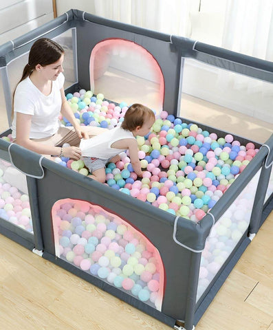 Baby Rail Double Door Playpen - Alt View