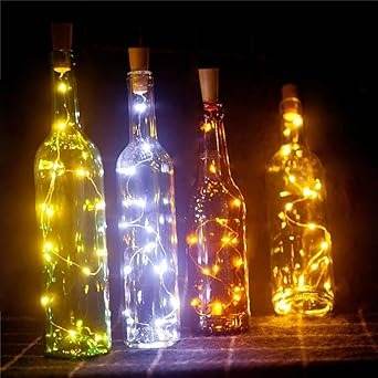 Wine Bottle Stopper Light (20L)(2m)(Yellow) - DMC Wholesale