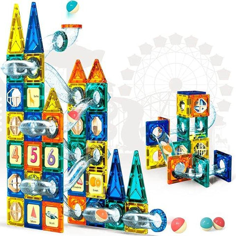 Magnetic Building Blocks (97 pcs) - Alt View