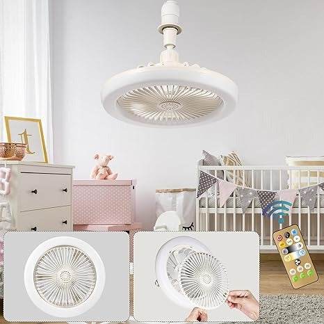 Enclosed Ceiling Fan With Light And Remote - DMC Wholesale