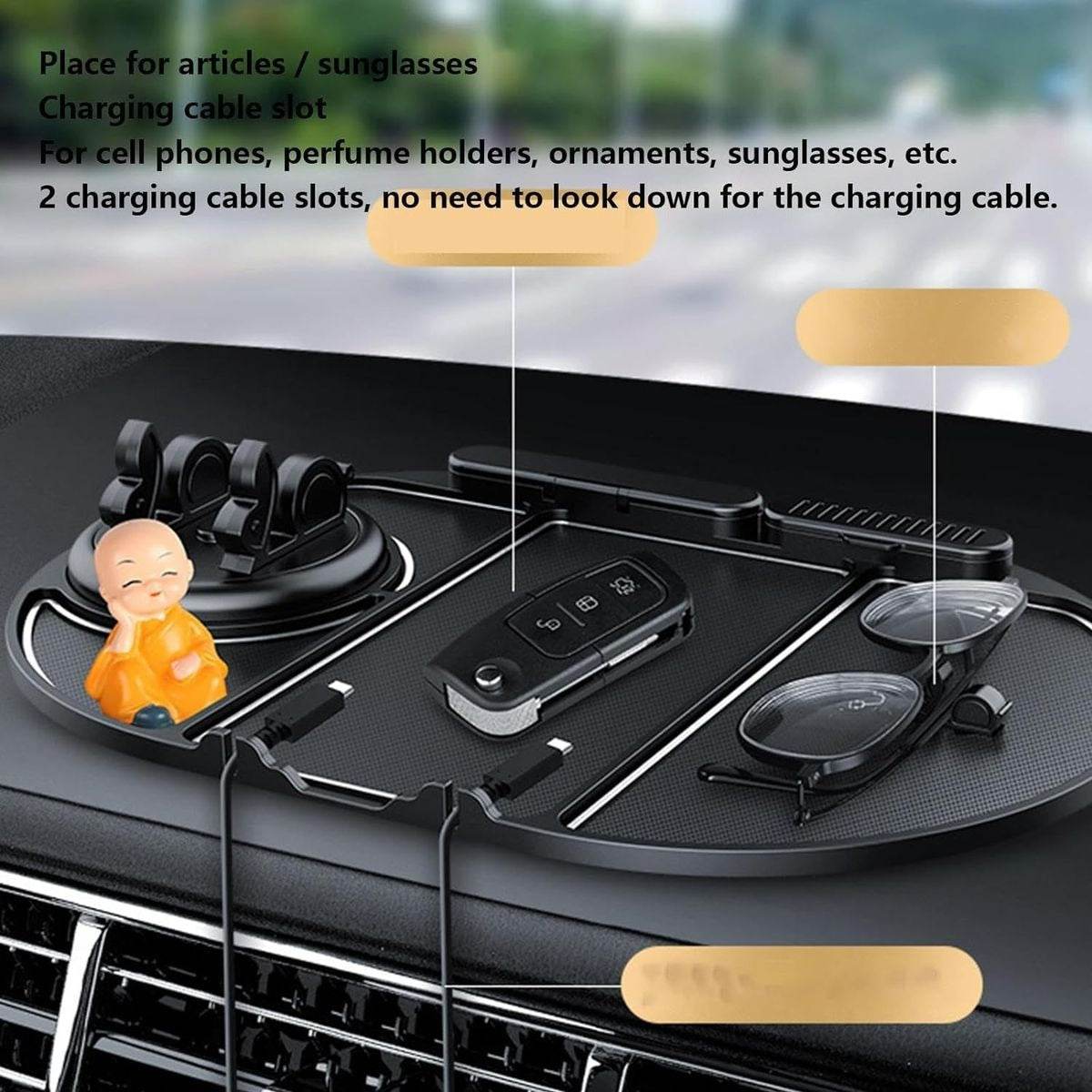 Car Dashboard Sticky Dash Grip Mat Phone Holder - DMC Wholesale