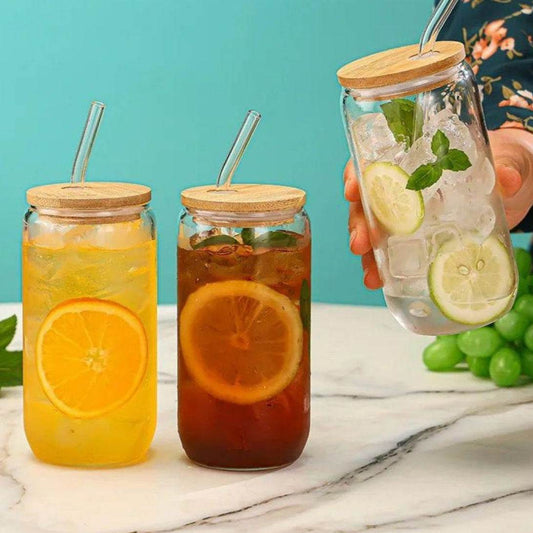 Elegant Ultra Durable Clear Glass Cup Set (500ml)(4 pcs) - DMC Wholesale