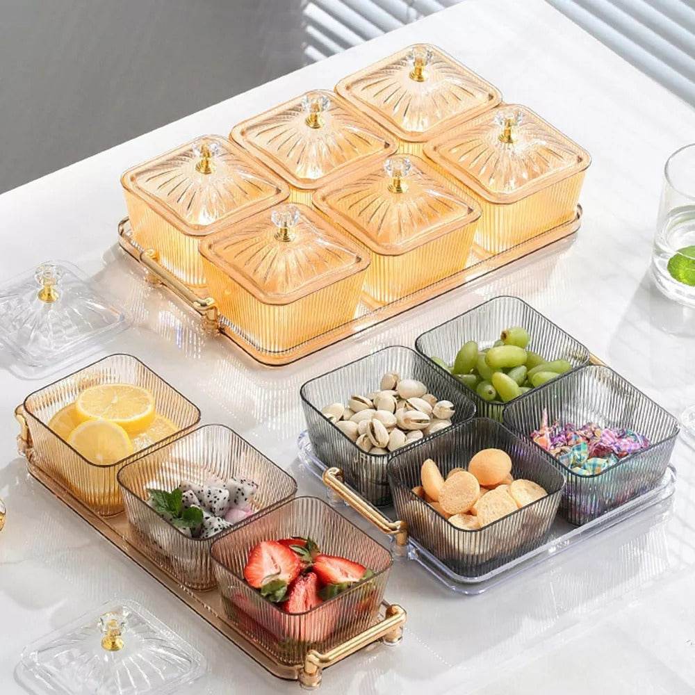 Multifunctional Snacks Dish Tray (4 Bowls) - DMC Wholesale