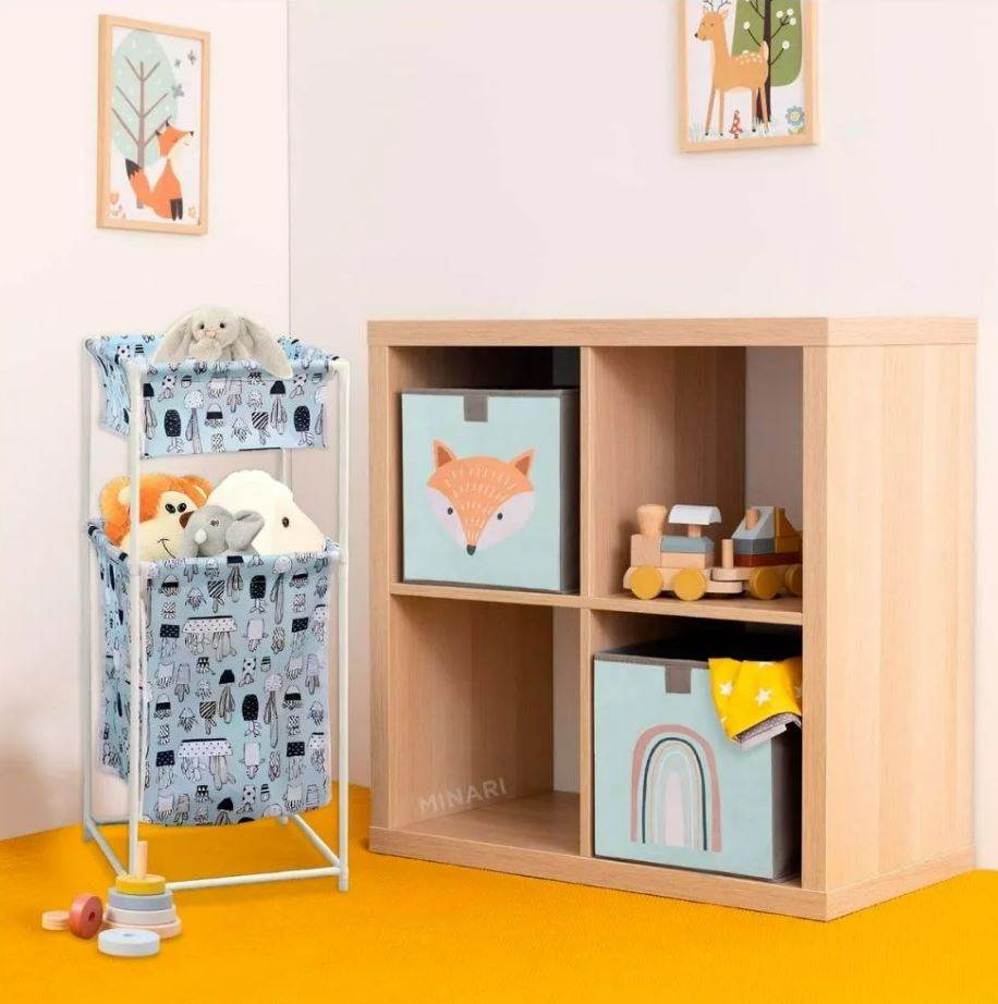 Laundry Basket (Double Layer) - DMC Wholesale