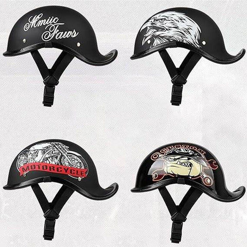 Retro Motorcycle Half Helmet