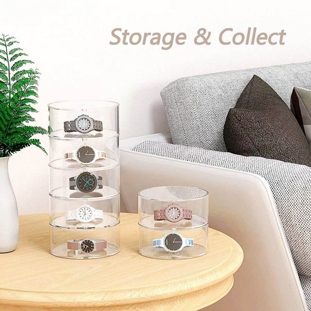 Rotating Acrylic Jewellery Storage Box (5 Tier) - DMC Wholesale