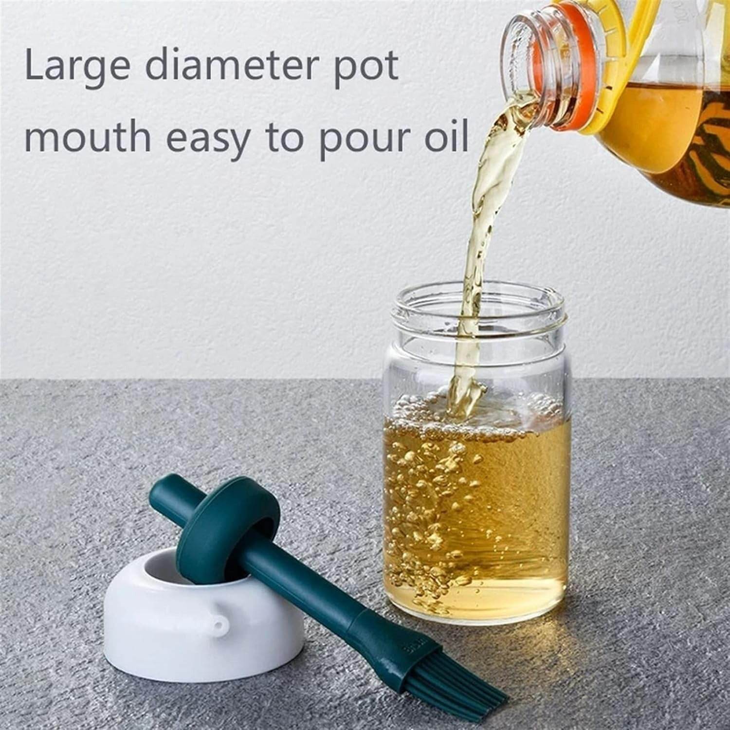 2in1 Oil Dispenser Bottle With Brush - DMC Wholesale