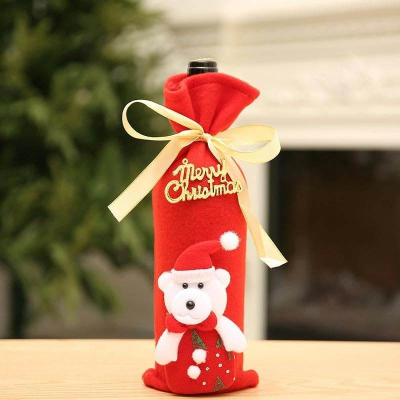 Christmas Decorative Wine Bottle Cover - DMC Wholesale