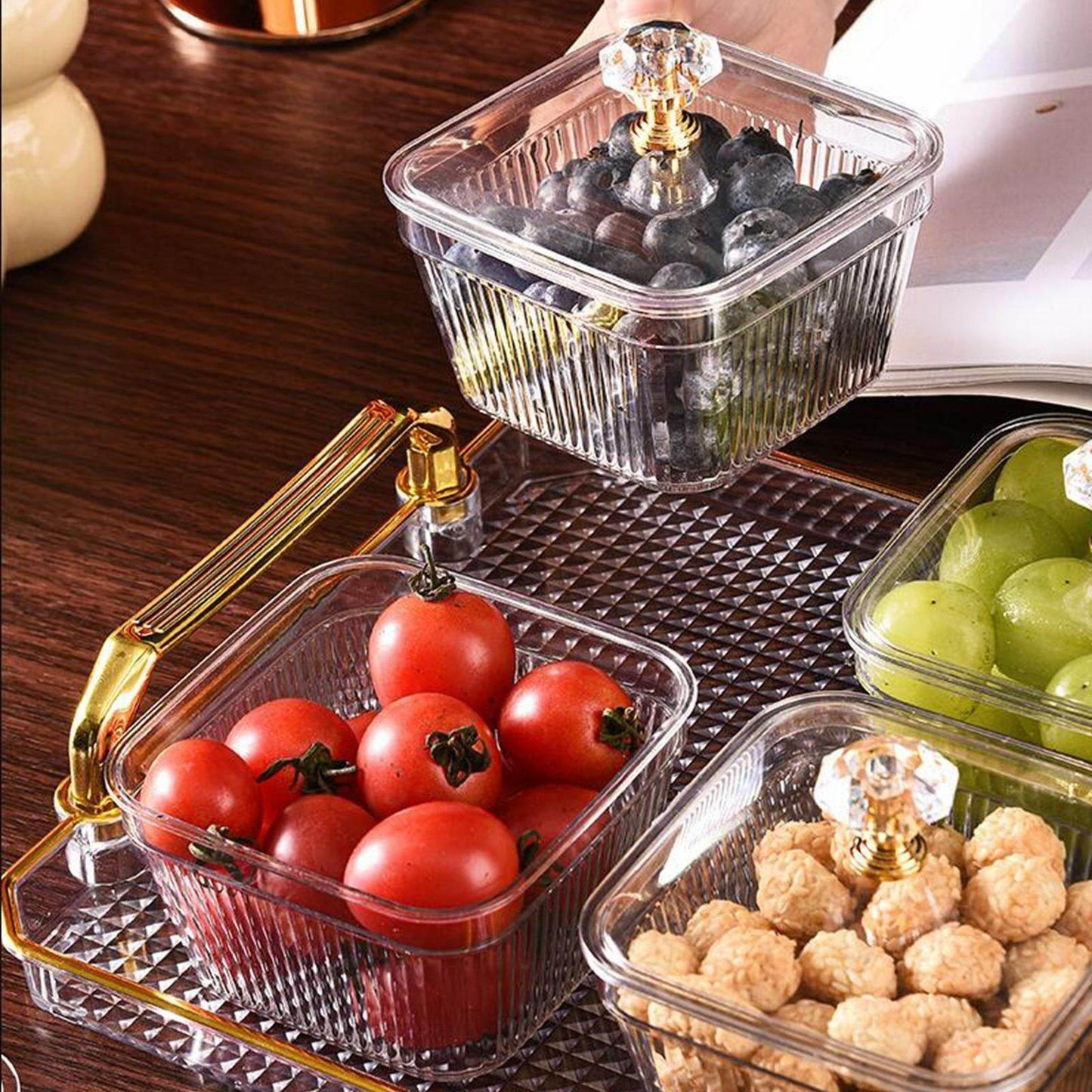 Multifunctional Snacks Dish Tray (8 Bowls) - DMC Wholesale