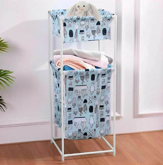 Laundry Basket (Double Layer) - DMC Wholesale