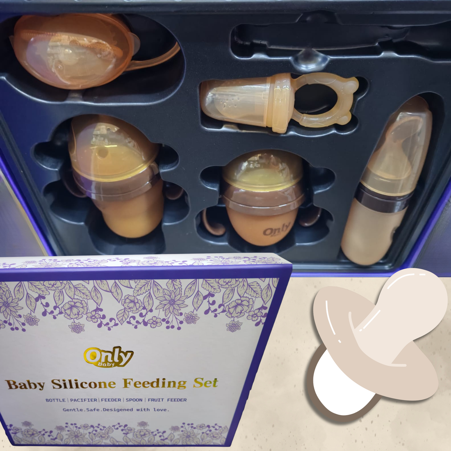Baby Silicone Feeding Gift Set