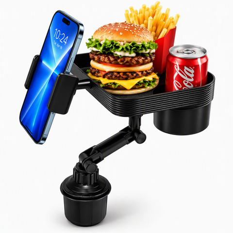 Car Cup Tray With Phone Holder