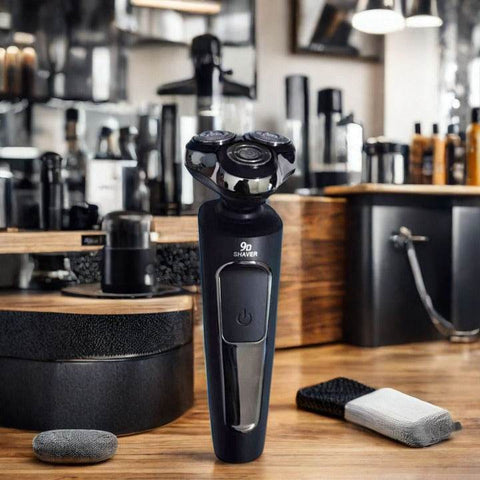 LED Electric Shaver Razor with Triple Blade - Alt View