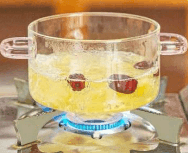 Clear Heat-Resistant Glass Simmer Pot (2.6L)