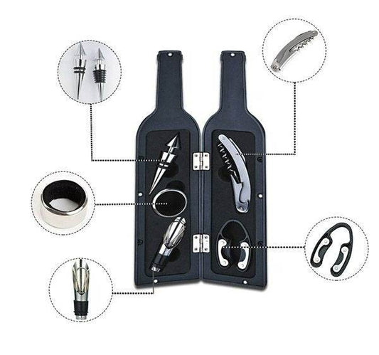 Wine Bottle Opener Set (5 pcs) - DMC Wholesale