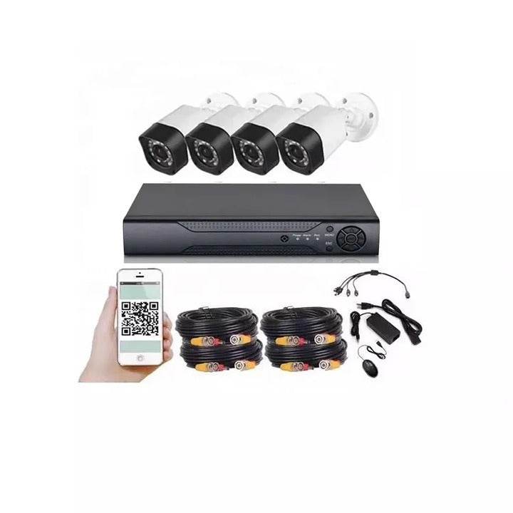 CCTV Analog Camara Kit (4 Cameras)(ICSEE APP) - DMC Wholesale