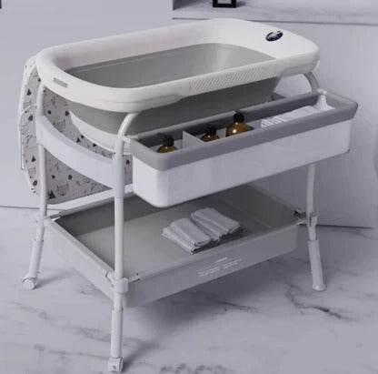 Multifunction Baby Nursing Changing Table With Fold Bathtub - Alt View