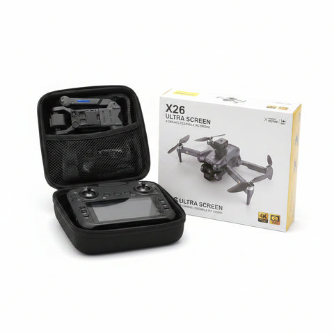 X26 Ultra Screen 4-Channel Foldable RC Drone with 4.3 inch Screen