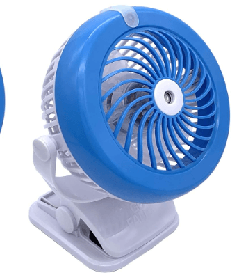 Rechargeable Misting Fan - Alt View