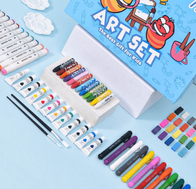 Larva Art Sets (72 pcs)(Blue) - DMC Wholesale