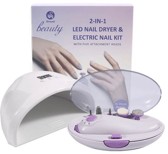 2in1 LED Nail Dryer and Electric Nail Kit - DMC Wholesale