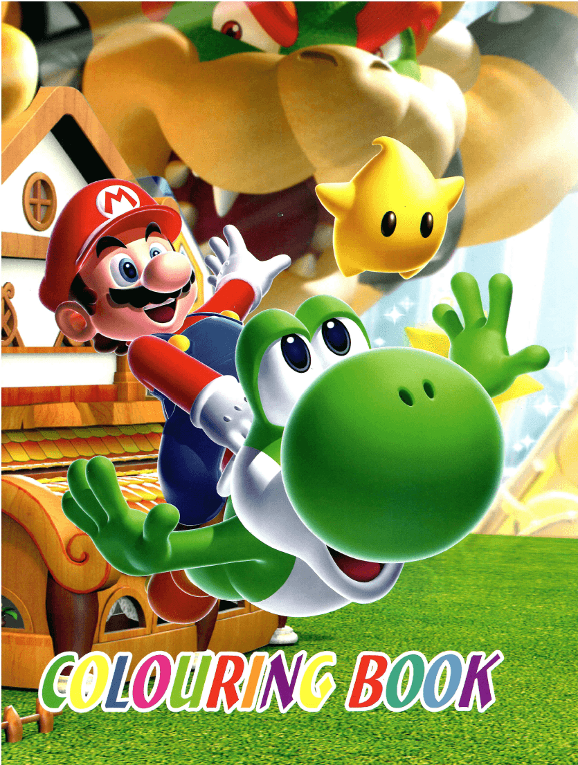 Mario Colouring Sticker Book - DMC Wholesale