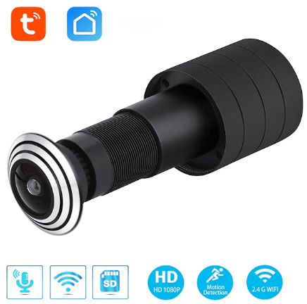 Mini Wifi Door Eye Hole IP Security Camera - DMC Wholesale