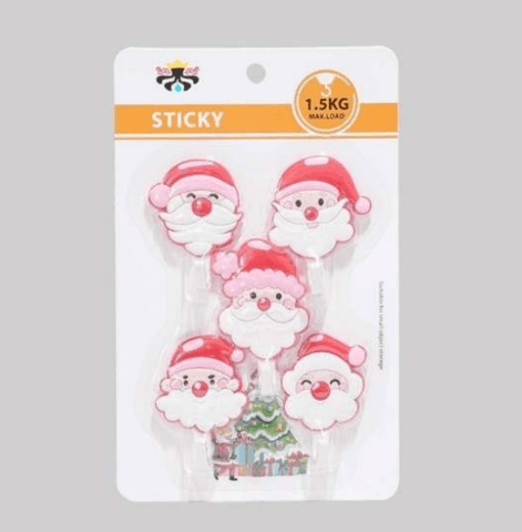 Santa Hooks (4 pcs)