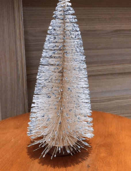 Mini Christmas Tree (Each)(20cm)(Silver) - DMC Wholesale