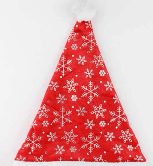 Christmas Hats with Snowflakes (12 pcs) - DMC Wholesale