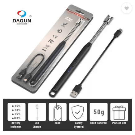 Rechargeable Electric Lighter - Alt View