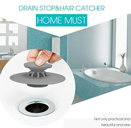 Dual Purpose Drain Stop and Hair Catcher - DMC Wholesale