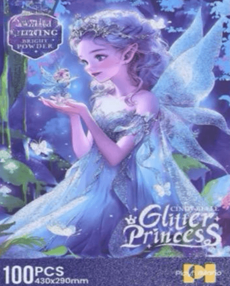 Designed Puzzle (100pcs)(Glitter Princess)(430x290mm) - DMC Wholesale
