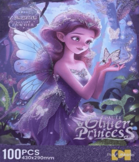 Designed Puzzle (100pcs)(Glitter Princess 3)(430x290mm) - DMC Wholesale