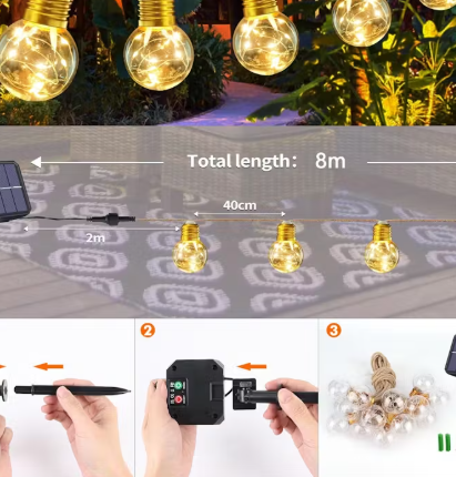Bulb String Light (8m)