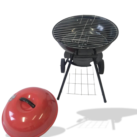 Portable Kettle Charcoal Barbecue Grill (17 Inch) - Alt View