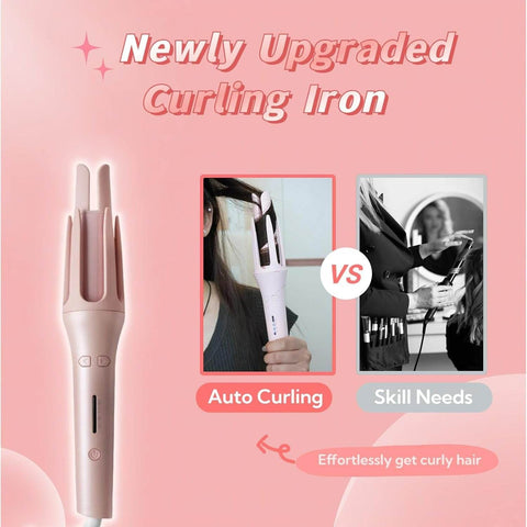 Automatic Rotating Curling Iron - Alt View