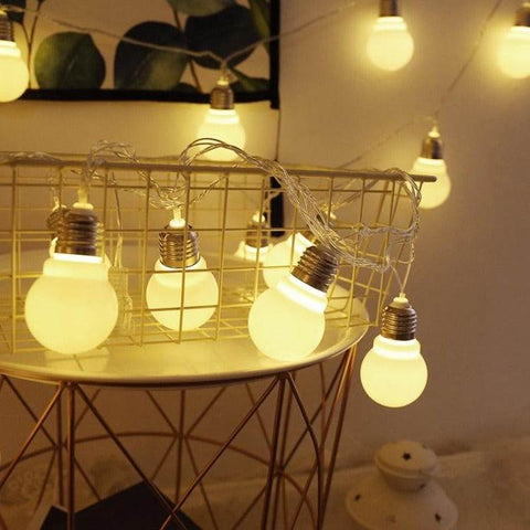 Bulb String Lights (10L)(3m)(Yellow)