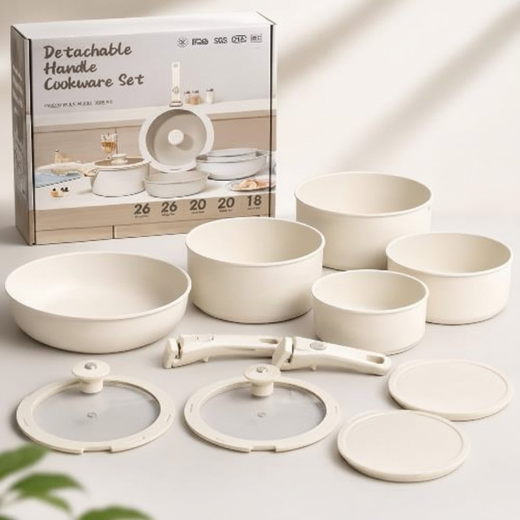 Detachable Handle Cookware Set