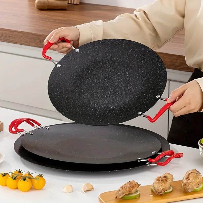 Steel Plate Multi Griddle (34cm) - DMC Wholesale