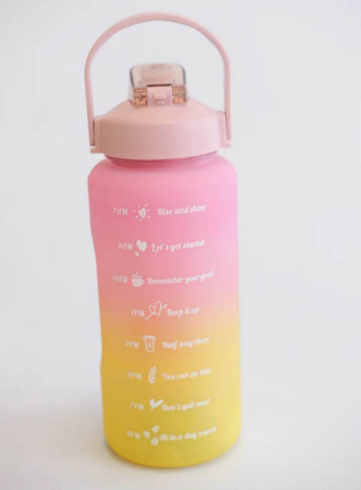 Vibrant Motivational Water Bottle (2L)(Each) - DMC Wholesale