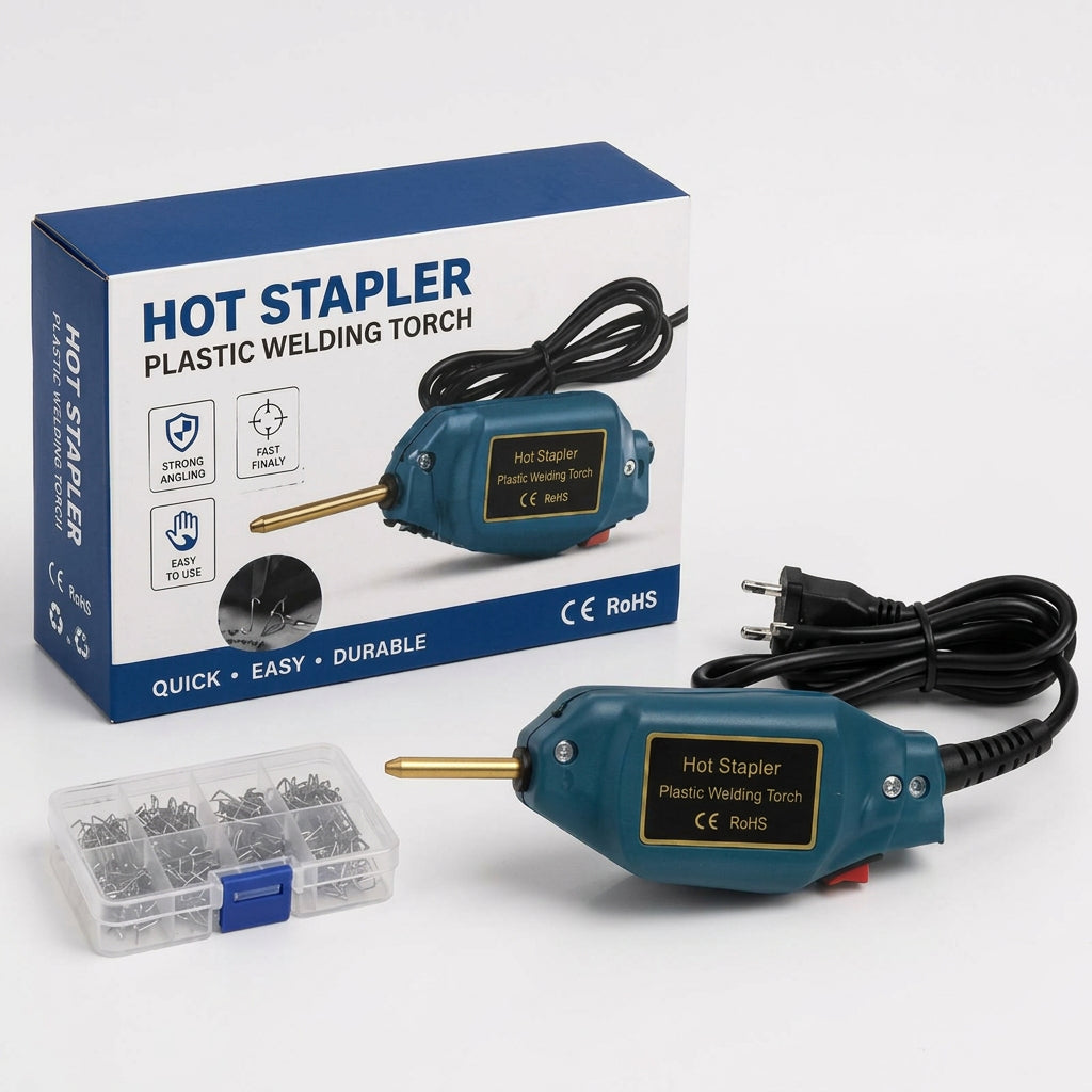 Hot Stapler Plastic Welding Kit with 30 Staples