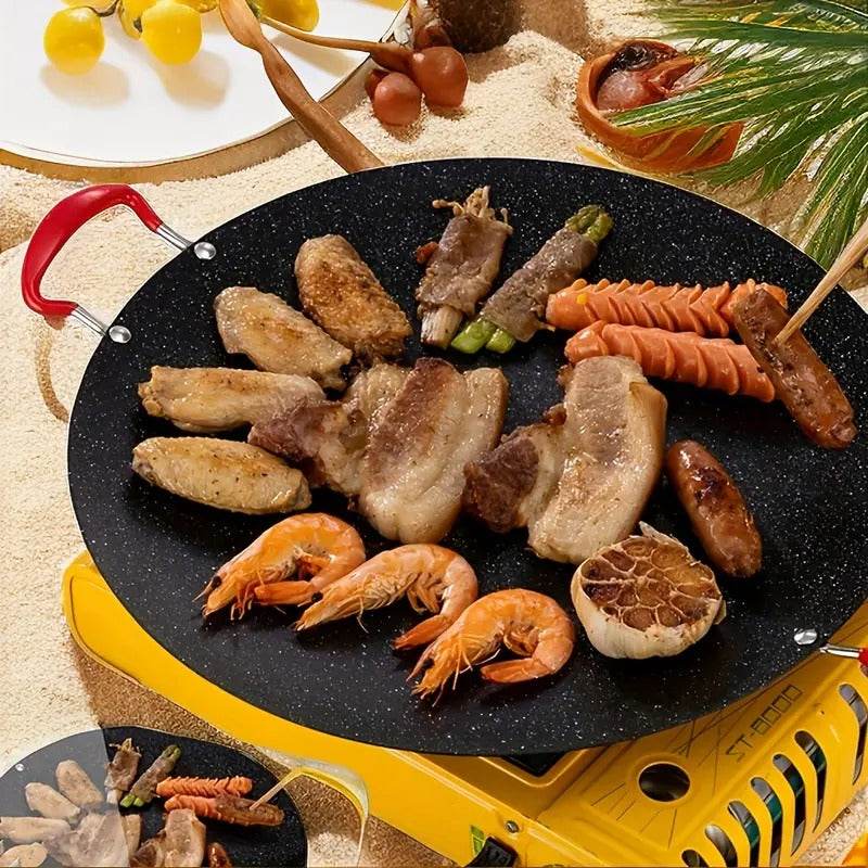 Steel Plate Multi Griddle (34cm) - DMC Wholesale