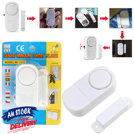 Door/Window Entry Alarm 90dB with Easy Installation