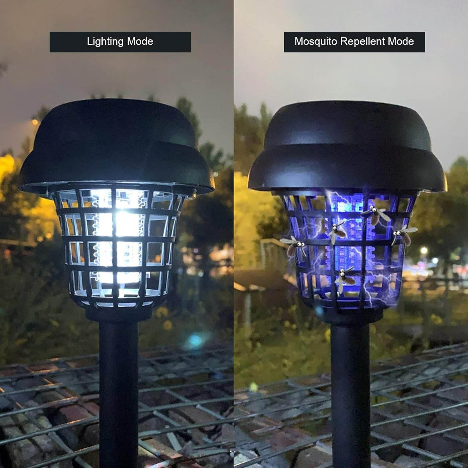 Outdoor Solar Powered Bug Zapper Light - DMC Wholesale